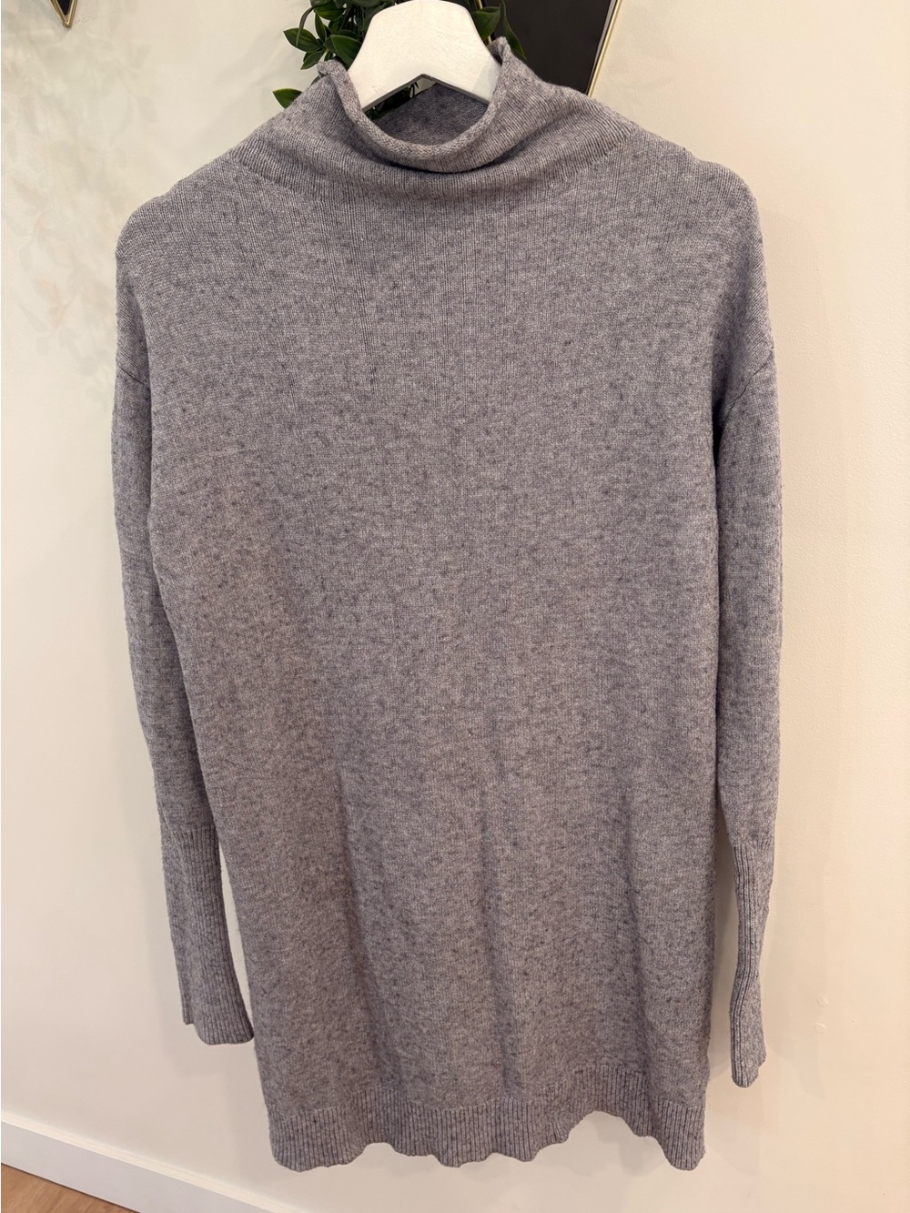 Saks Fifth Avenue Light Gray Turtleneck Sweater